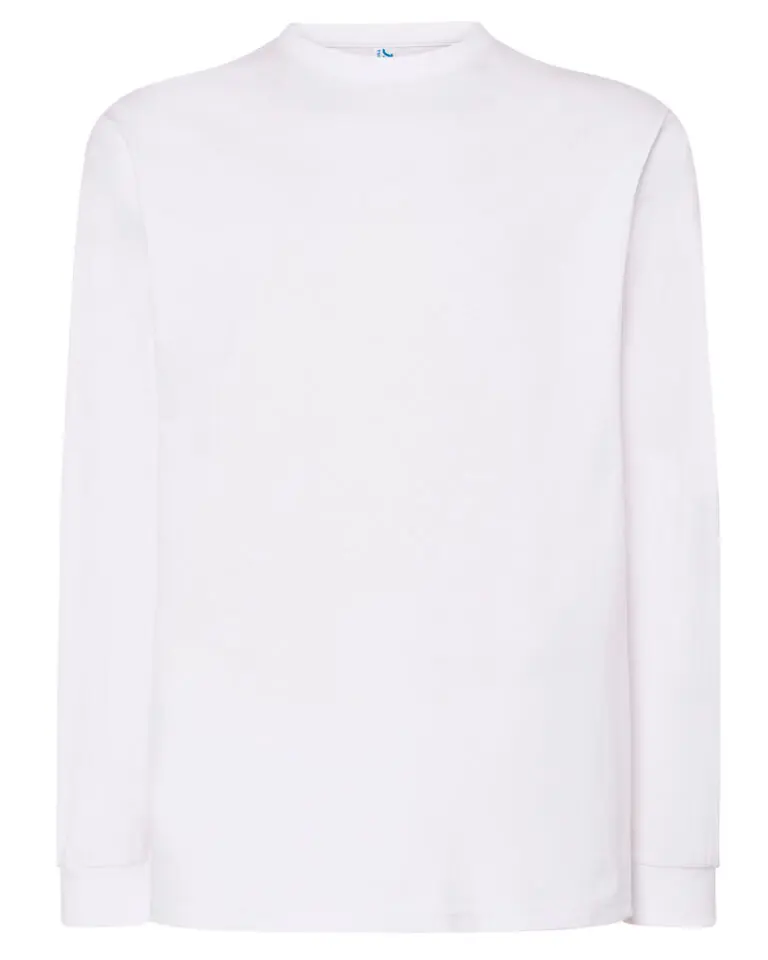 Camiseta manga larga unisex blanc0