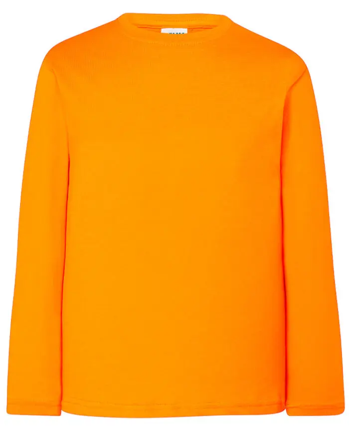 Camiseta manga larga unisex kids nnaranja