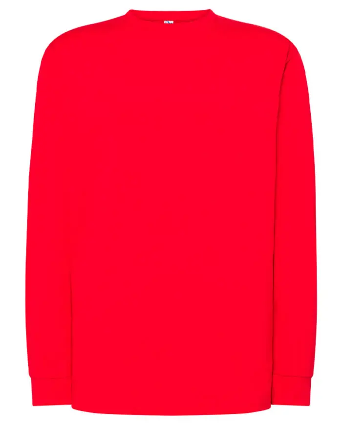 Camiseta manga larga unisex rojo