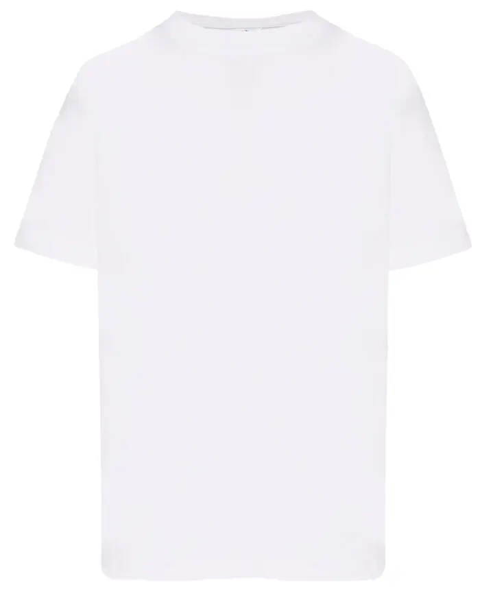 Camiseta unisex manga corta kids blanco
