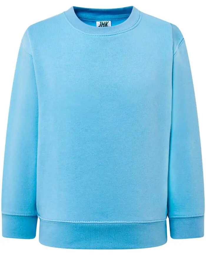 SUDADERA SIN CAPUCHA KIDS celeste