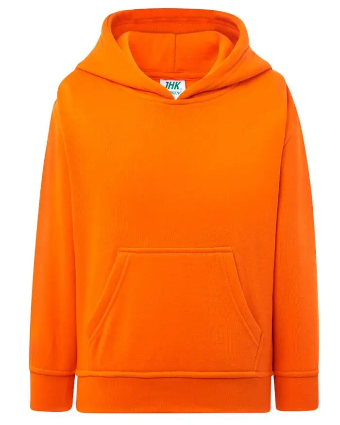 udadera con capucha kids naranja